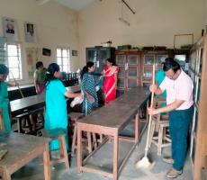 म.गांधी जयंती निमित्त- स्वच्छता अभियान 